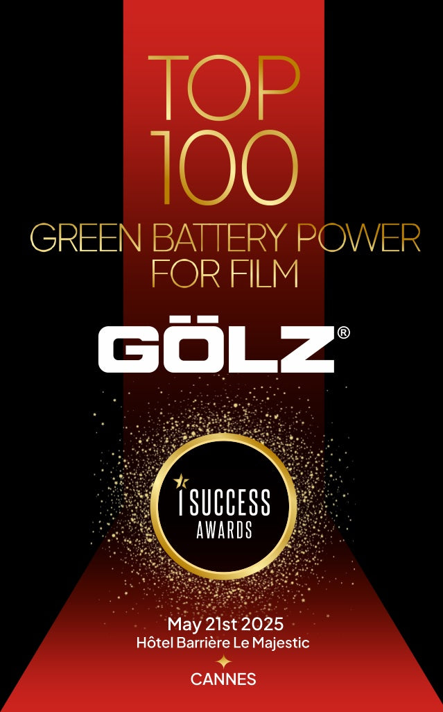 Das BattPak 3621 gewinnt den „Best Green Battery Power for Film“-Award in Cannes!